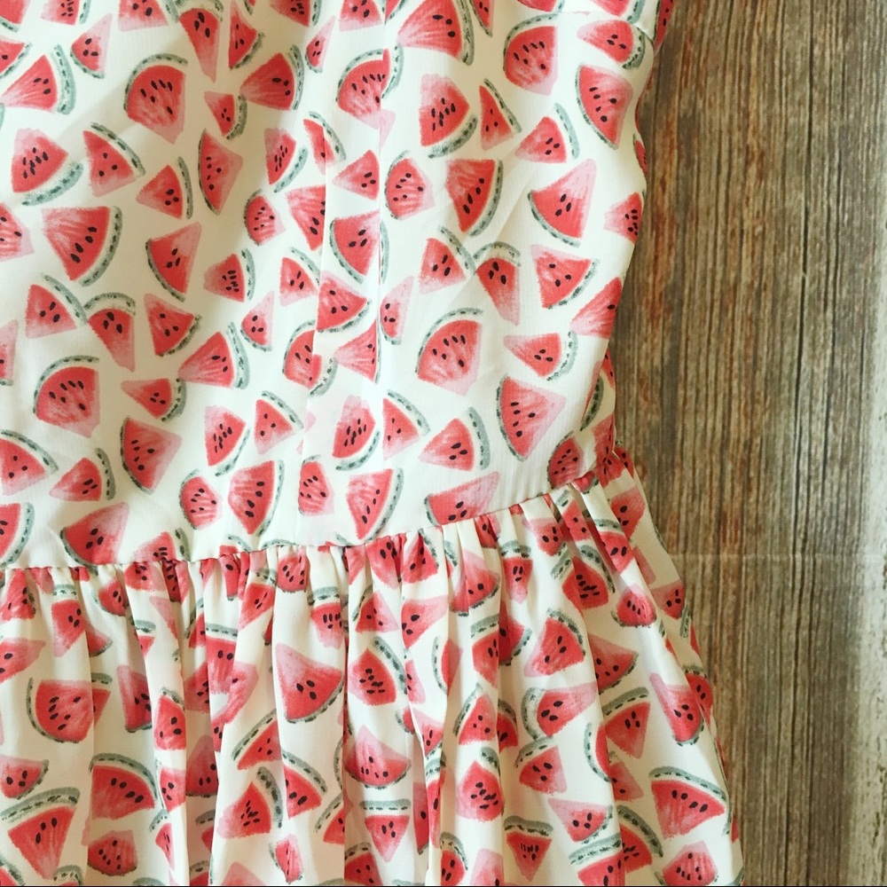 SOLD ❌ Watermelon Print Dress Fit & Flare - Picture 2 of 7